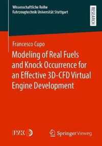 Modeling of Real Fuels and Knock Occurrence for an Effective 3D-CFD Virtual Engine Development