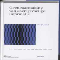 Serie vanwege het Van der Heijden Instituut te Nijmegen 107 -   Openbaarmaking van koersgevoelige informatie