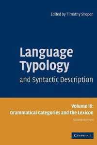 Language Typology and Syntactic Description