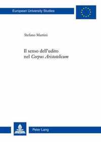 Il senso dell'udito nel Corpus Aristotelicum