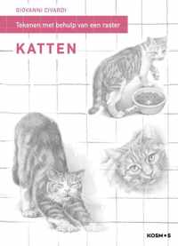 Tekenen met behulp van een raster - Katten