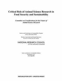 Critical Role of Animal Science Research in Food Security and Sustainability