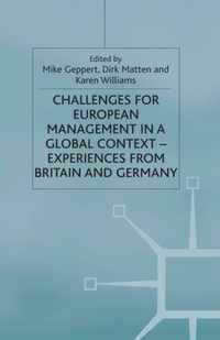 Challenges for European Management in a Global Context