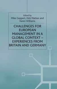 Challenges for European Management in a Global Context