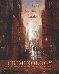 Criminology And The Criminal Justice System