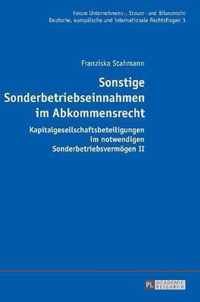 Sonstige Sonderbetriebseinnahmen im Abkommensrecht