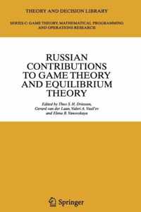Russian Contributions to Game Theory and Equilibrium Theory