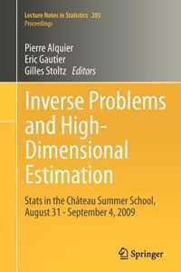 Inverse Problems and High-Dimensional Estimation