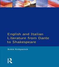 English And Italian Literature From Dante To Shakespeare