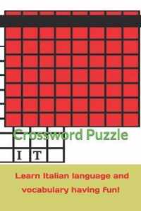 Crossword Puzzle learn Italian language and vocabulary having fun!