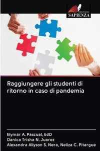 Raggiungere gli studenti di ritorno in caso di pandemia