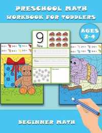 preschool math workbook for toddlers ages 2-4 beginner math