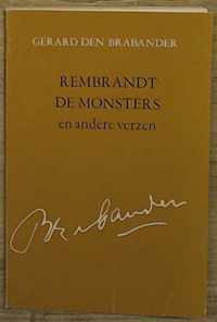 Rembrandt de monsters e.a. verzen