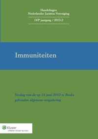 Handelingen Nederlandse Juristen-Vereniging 2013-II - Immuniteiten