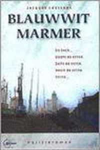 Blauwwit marmer