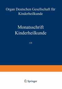 Monatsschrift Kinderheilkunde