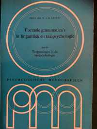 Formele grammatica's in linguïstiek en taalpsychologie. Deel III: Toepassingen in de taalpsychologie