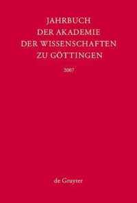 Jahrbuch der Goettinger Akademie der Wissenschaften, Jahrbuch der Goettinger Akademie der Wissenschaften (2007)