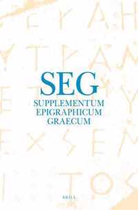 Supplementum Epigraphicum Graecum 65 - Supplementum Epigraphicum Graecum, Volume LXV (2015