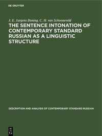 The sentence intonation of contemporary standard Russian as a linguistic structure