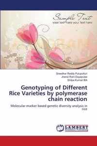 Genotyping of Different Rice Varieties by polymerase chain reaction