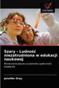 Szary - Ludnoc niezatrudniona w edukacji naukowej