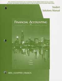 Student Solutions Manual for Weil/Schipper/Francis' Financial  Accounting
