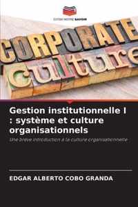 Gestion institutionnelle I