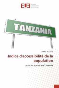 Indice d'accessibilite de la population