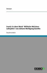 Ironie in dem Werk 'Wilhelm Meisters Lehrjahre' von Johann Wolfgang Goethe