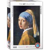 Girl With The Pearl Earring - Johannes Vermeer (1000 Stukjes) Fine Art Collection