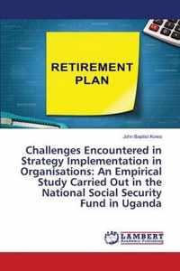 Challenges Encountered in Strategy Implementation in Organisations