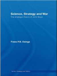 Science, Strategy and War