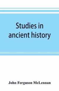 Studies in ancient history