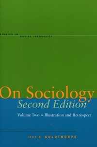 On Sociology Second Edition Volume Two