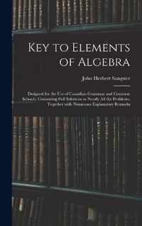 Key to Elements of Algebra