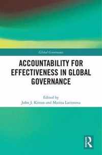 Accountability for Effectiveness in Global Governance