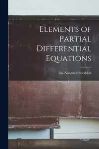 Elements of Partial Differential Equations