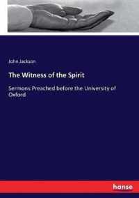 The Witness of the Spirit