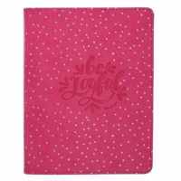 Journal Handy Dotted Pink Be Joyful