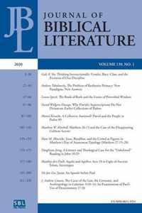 Journal of Biblical Literature 139.1 (2020)