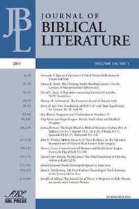 Journal of Biblical Literature 134.1 (2015)