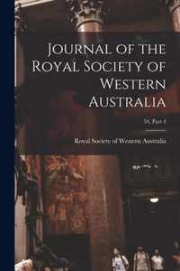 Journal of the Royal Society of Western Australia; 54, part 4