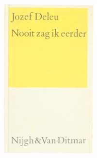 Nooit zag ik eerder (gedichten)