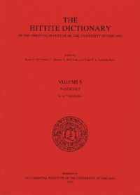 Hittite Dictionary of the Oriental Institute of the University of Chicago. Volume S, fascicle 3