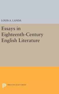 Essays in Eighteenth-Century English Literature