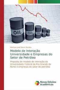 Modelo de Interacao Universidade e Empresas do Setor de Petroleo