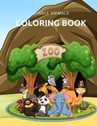 NEW Jungle Animals Coloring Book