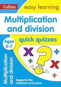 Multiplication & Division Quick Quizzes Ages 5-7