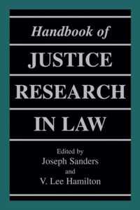 Handbook of Justice Research in Law